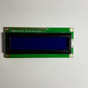 Wyświetlacz LCD 2×16 znaków kolor niebieski