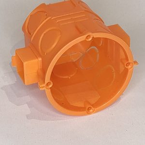 Puszka p/t 60mm łączeniowa głęboka pomarańczowa